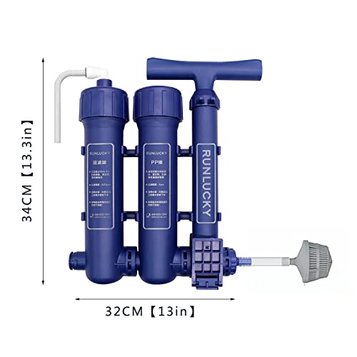 Portable Hand Pump Camping Water Filter Kit