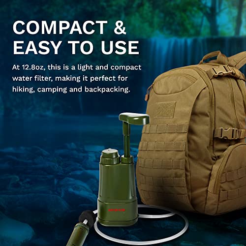 Survivor Filter Pro Hand-Pump Water Filter - Camping