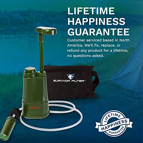 Survivor Filter Pro Hand-Pump Water Filter - Camping