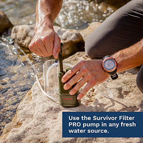 Survivor Filter Pro Hand-Pump Water Filter - Camping