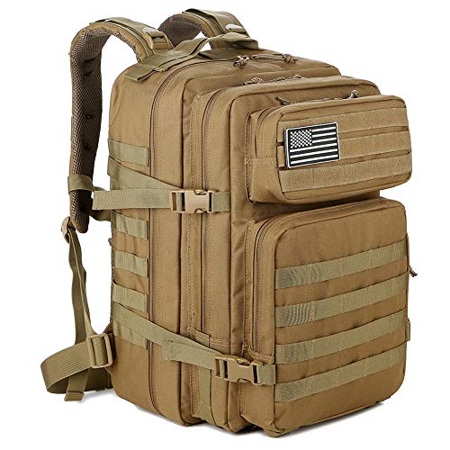 QT&QY 45L Tactical Backpack: Army Assault Pack for Preppers