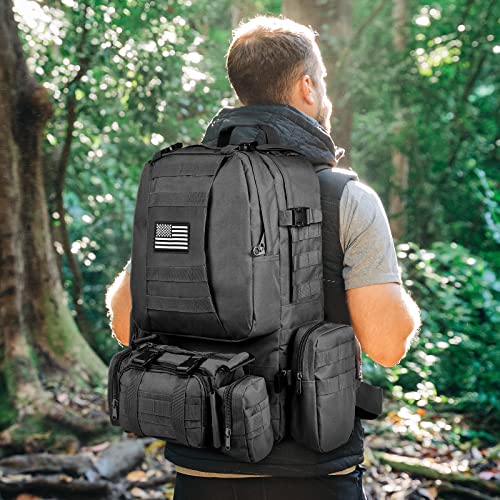 60L CVLIFE Tactical Military Army Rucksack - Assault Pack