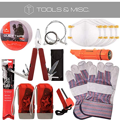 72 Hour Emergency Kit for 4 - Bug Out Bag