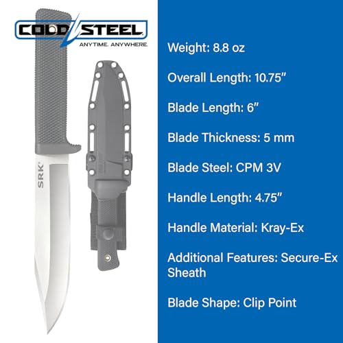 Cold Steel SRK: 3V - 10 3/4" Overall