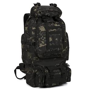 100L Tactical Hiking Backpack, Waterproof & Lightweight