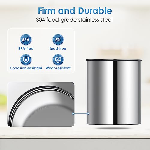 AQUA CREST Steel Gravity Water Filter - 4 Filters, 2.25G