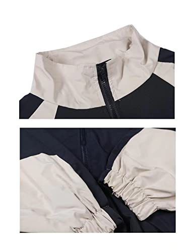 Vintage Patchwork Hip Hop Style Streetwear Bomber Jacket