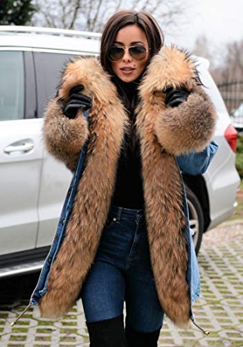 Roiii Vintage Winter Hooded Down Parka