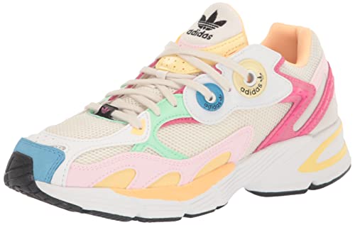 adidas Women's Astir Sneaker - Off White/Pulse Mint/Clear Pink