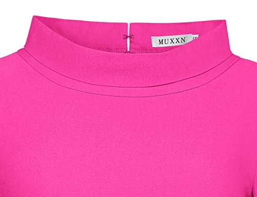 Retro 1950s Style Pink Midi Dress