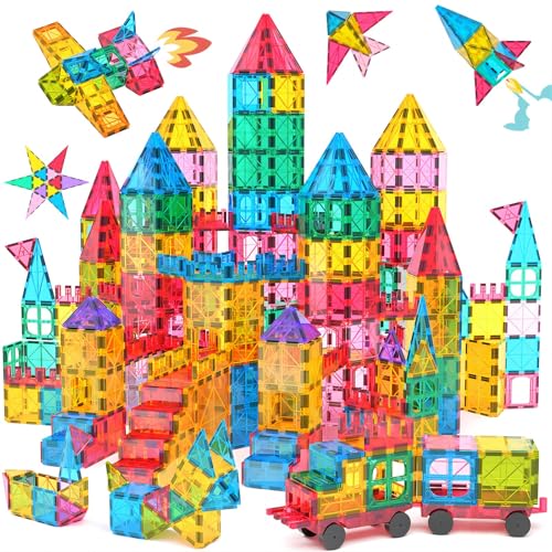 Magnetic Tile Building Set for Toddlers and Kids