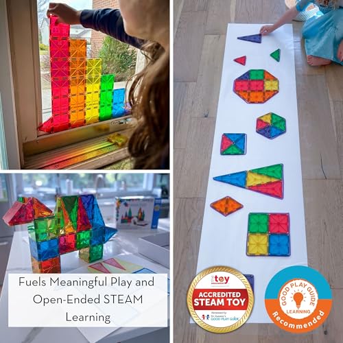 Classic 100-Piece Magnetic Construction Set by MAGNA-TILES