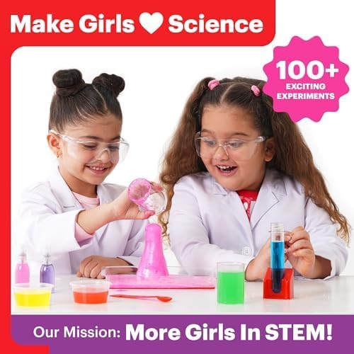 Science Experiment Kit for 4-8 Year Old Girls