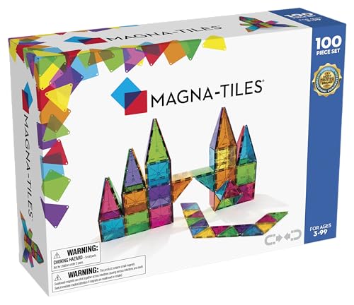 Classic 100-Piece Magnetic Construction Set by MAGNA-TILES