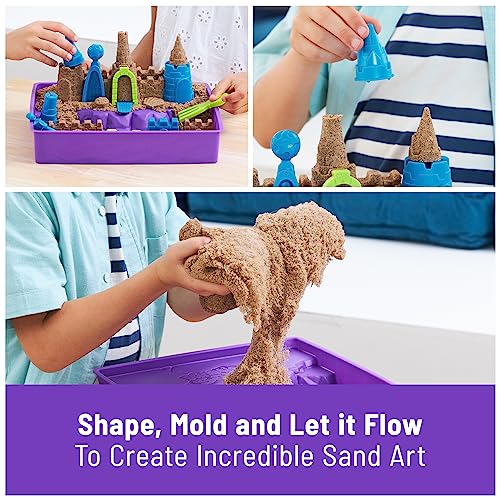 Deluxe Castle Playset: Kinetic Sand, 2.5lbs, Molds