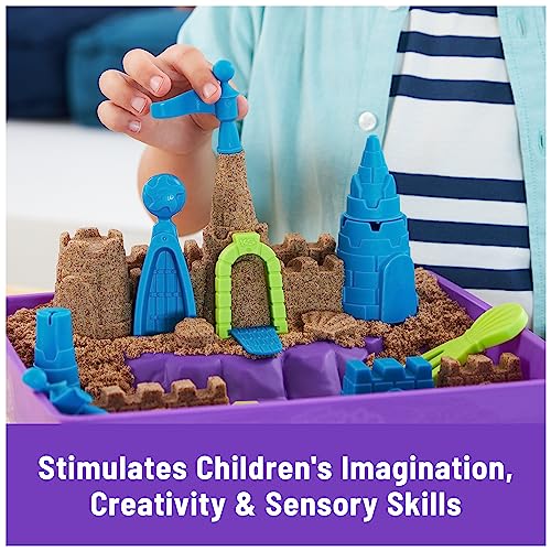 Deluxe Castle Playset: Kinetic Sand, 2.5lbs, Molds