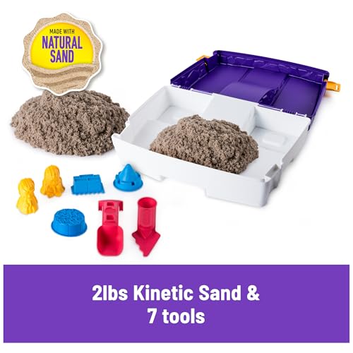 Kinetic Sand Play Set with 2lbs, 7 Molds