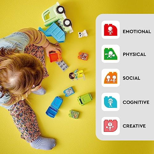 LEGO DUPLO Town Recycling Truck: STEM Creative Toy