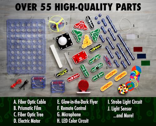 Snap Circuits LIGHT Exploration Kit | 175+ Exciting STEM Projects