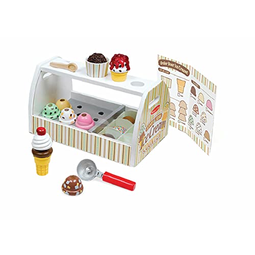 Melissa & Doug Wooden Ice Cream Counter - Educational Toys