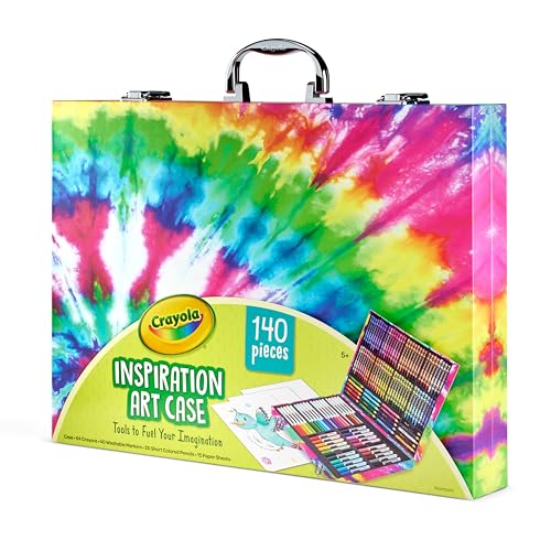 Crayola Pink Art Case - 140ct Kids Drawing Kit