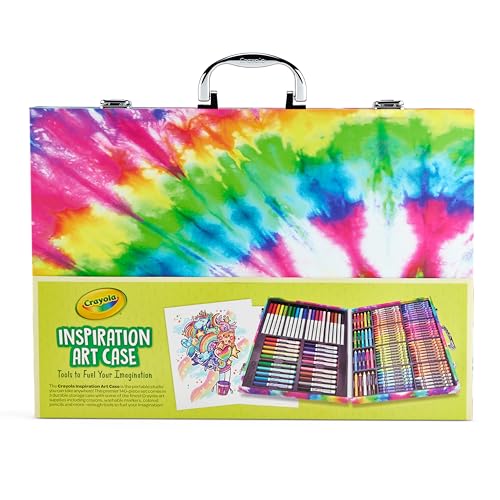 Crayola Pink Art Case - 140ct Kids Drawing Kit