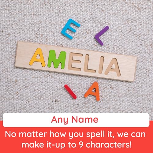 Wooden Personalized Name Puzzle - 9 Letters Limit