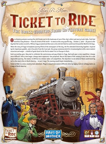 Days of Wonder Ticket to Ride Board Game