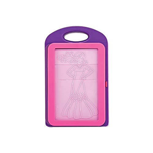 Melissa & Doug Fashion Design Kit - Rubbing Plates, Fashion Plates, Travel-Friendly