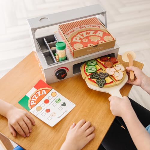 Melissa & Doug Pizza Counter Play Set - 41 pcs