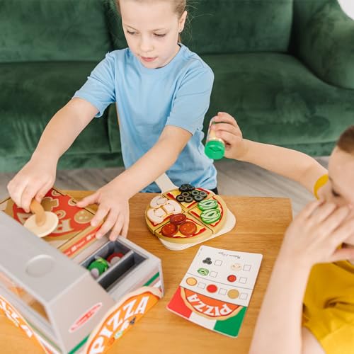 Melissa & Doug Pizza Counter Play Set - 41 pcs
