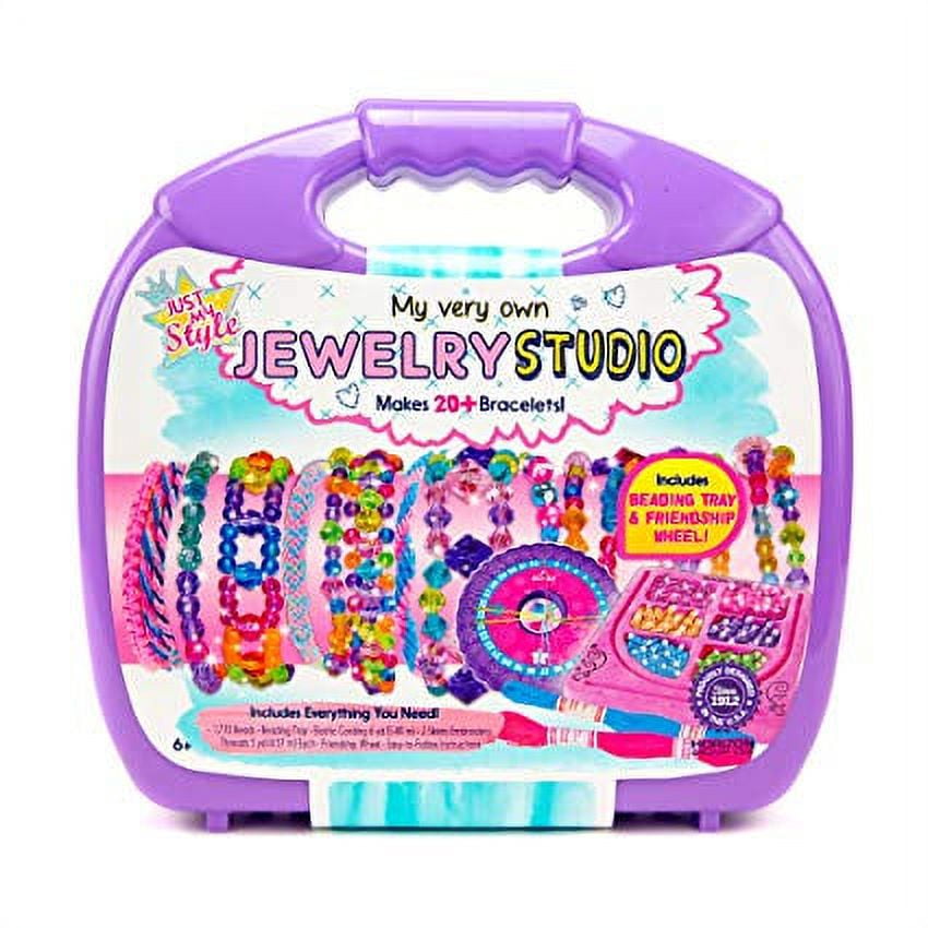Jewelry Studio: Personalized Bracelet Making Kit with 1700+ Beads