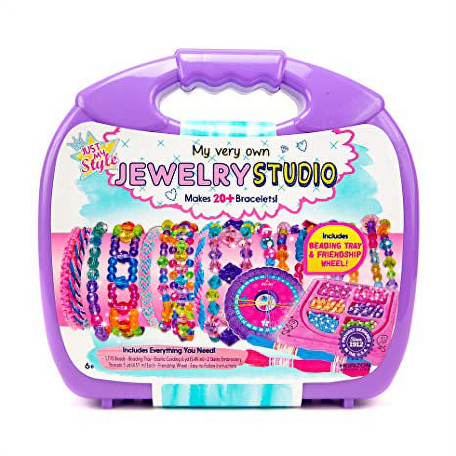 Jewelry Studio: Personalized Bracelet Making Kit with 1700+ Beads