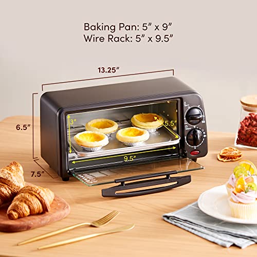 Elite Gourmet Toaster Oven with Timer & Accessories