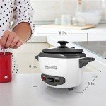 BLACK+DECKER Electric Rice Cooker with Keep-Warm Function