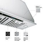 Getue 30" Stainless Steel Range Hood, 900 CFM