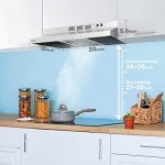 Comfee 30-Inch Stainless Steel Undercabinet Range Hood