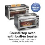 Hamilton Beach 31156 2-in-1 Oven and Toaster, Stainless Steel