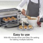 Hamilton Beach 31156 2-in-1 Oven and Toaster, Stainless Steel