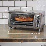 B&D Stainless Steel 4-Slice Toaster Oven
