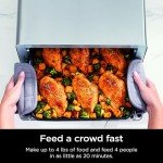 Ninja 8-in-1 Air Fryer Oven with Foldable Design
