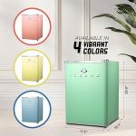ICEBOX IBCR25MNT Mint Green Mini Fridge with Freezer