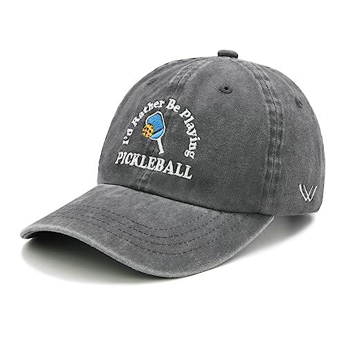 Waldeal Adjustable Pickleball Hat in Gray | Perfect Gift