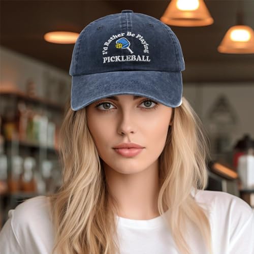 Waldeal Pickleball Hat - Adjustable Washed Baseball Cap