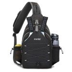 G4Free Lightweight Pickleball Sling Bag - Black