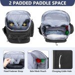 Pickleball Backpack for 4 Paddles & Gear