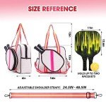 Manueklear Crossbody Pickleball Bag - Pink