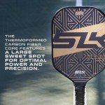 SLK Helix Pro Pickleball Paddle - Gold Maze