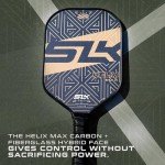 SLK Helix Pro Pickleball Paddle - Gold Maze