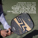 SLK Helix Pro Pickleball Paddle - Gold Maze